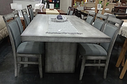 CAMPAGNOLA 108-JULIA MESA MADERA RECT.2.00x1.00 DESGASTADO GRIS
