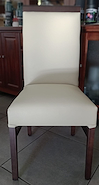 CAMPAGNOLA 304-BERTA SILLA MADERA NOGAL eco cuero natural