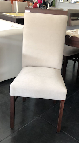 CAMPAGNOLA 304-BERTA SILLA MADERA NOGAL/TSL pana natural