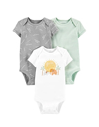 CARTER S 1N716910-NB SET X 3 BODY manga corta NB
