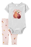 CARTER S 1N601110-18M SET X 2 REMERA manga corta+PANTALON 18M
