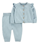 CARTER S 1N714910-3M SET X 2 cardigan+pant. tejido 3M