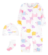 CARTER S 1L775010-3M SET X 3 BODY + medias + gorro 3M