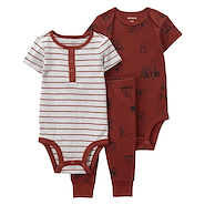 CARTER S 1P571410-12M SET X 3 BODY mc + pant  12M