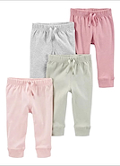 CARTER S 1N657310 - 12M SET X  4 PANTALON algodon 12M