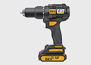 CATERPILLAR DX12 TALADRO INALAMBRICO 13m. 18V. Bateria Litio Con Valija