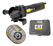 CATERPILLAR DX3711K AMOLADORA ANGULAR 4,5p.   750w. con Valija y Discos