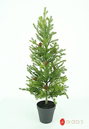 CECILS NA93701 ARBOL NAVIDAD C/PIÑAS maceta 61 CM