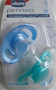 CHICCO PHYSIO CHUPETE SILICONA 4M+ X 2U.