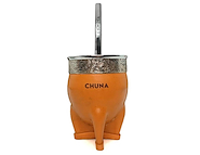 CHUNA AQUILES IMPERIAL MATE ACERO INOX / Cuero