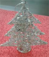 COMPAÑIA DE PAPELES 5200499 PUNTERA ARBOL NAVIDAD Canutillos plata 16 CM
