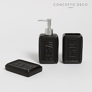 CONCEPTO DECO SET0143 SET BAÑO CERAMICA 3 PIEZAS