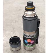 CONTIGO 2070897/898/598 TERMO Acero 1.1 L. con Manija Mantiene 35 Hs.