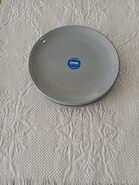 CRMK LINEA 100 PLATO POSTRE  gris pastel