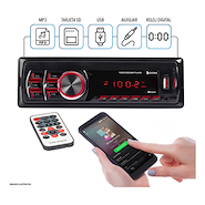 CROWN MUSTANG DMR-3000BT AUTOESTEREO Bluetooth Auxiliar USB