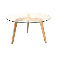 DECOTOTALE CT-05 SPIDER MESA AUXILIAR RED 0.80 MADERA/VIDRIO
