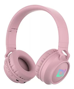 DEKKIN AT-AUR-HE-032 AURICULAR Bluetooth con Vincha 40mm 32ohms 108db Rosa-Verde