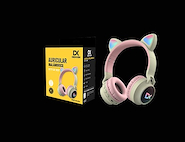DEKKIN AT-AUR-HE-029 AURICULAR Bluetooth con Vincha 40mm 32ohms 100db Gato