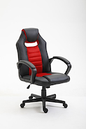 DELOS PRSG44NER SILLON GIRATORIO GAMMER NEGRO/ROJO