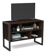 DELOS DST01RT MESA TV 42" HIERRO WENGUE/NEGRO