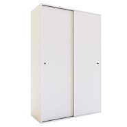 DELOS DEC02BR PLACARD 1.20 BLANCO 2 pts 4 estantes 2 cajones