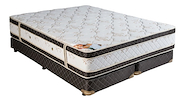 DESEO CONFORT TERRA SOMMIER+COLCHON 160X36X200 Resorte Pocket Doble Eurotop