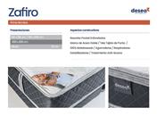 DESEO CONFORT ZAFIRO SOMMIER+COLCHON 200X34X200 Resorte Pocket Doble Pillow
