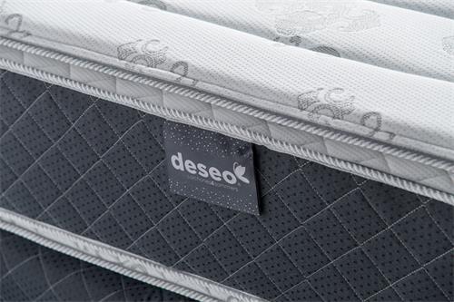 DESEO CONFORT ZAFIRO SOMMIER+COLCHON 140X34X190 Resorte Pocket Doble Pillow
