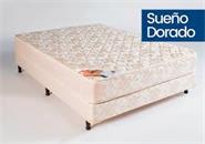 DESEO CONFORT SUEÑO DORADO SOMMIER+COLCHON 100X23X190 Densidad Media 23Kg