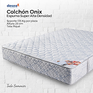 DESEO CONFORT ONIX COLCHON ESPUMA 160X27X200 Densidad Alta 35Kg