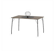 DIELFE MBK129 MESA CAÑO RECT.129X85 NEGRO/ NEBRASKA