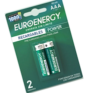 EUROENERGY EE60120090BL12 PILAS AAA RECARGABLE Blister x 2