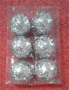 FLORESER TF-79081 ESFERA 7CM PLATA  SETX6