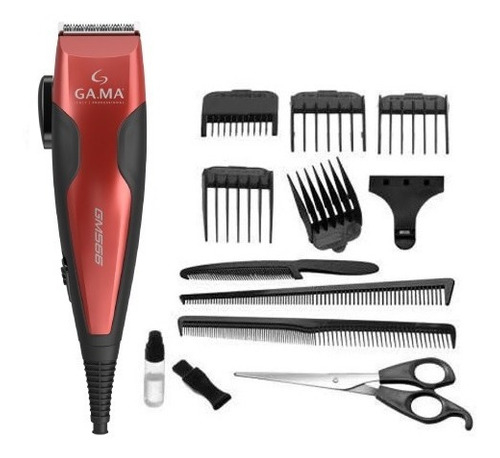 GA.MA ITALY GM566 MAGNETIC CORTAPELO RED   5 Posiciones con 13 Accesorios