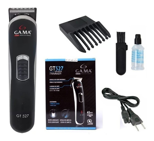 GA.MA ITALY GT527 BARBER STYLE CORTABARBA RECARGABLE   5 Posiciones con 4 Accesorios