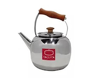 GAMUZA 43215 PAVA ACERO 1.4L  Mgo.enterizo madera