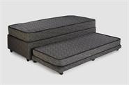GANI MULTISPACE SOMMIER+COLCHON 090X190 tela chenille gris(col sup e Inf)