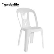 GARDEN LIFE ANTONELLA 13557 SILLA JARDIN Blanca sin Apoyabrazos Apilable