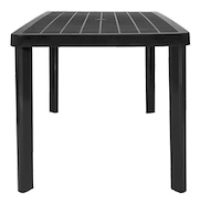 GARDEN LIFE MALDIVAS F423001 MESA JARDIN 1.40m. Rectangular Negra