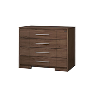 GENOUD COM/R - CONTEMPORANEO COMODA 1.00 CASTAÑO  4 cajones