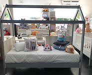 GEZA NEO-310 CAMA CASITA  GRIS/NATURAL