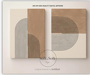 GIORDANO RAYAS CUADRO 70X100  ABSTRACTO BLANCO/BEIGE/NEGRO