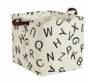 GLAMUR 8008 CANASTO P/ROPA  Plegable tela rectangular 33x33