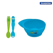 GRUPO BABYSTORE MONSTERBABY 29899/112-111 SET ALIMENTACION PLASTICO 6M+ (3 pzas)