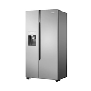 HISENSE RC70WS HELADERA NO FROST 531 LITROS INVERTER Acero con Dispenser