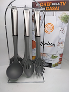 HUDSON UT09G SET X6 UTENSILIOS NYLON gris