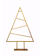 IVSA NA034 ARBOL NAVIDAD  Estructura metal dorada 85 CM