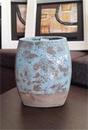 IVSA SA5102 JARRON CERAMICA CELESTE
