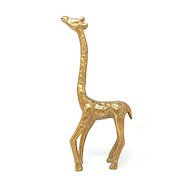 JUNKO K177G JIRAFA ALUMINIO/ DORADO 25CM