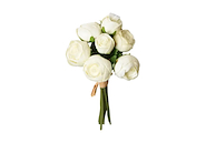 JUNKO FA480 RAMO BOUQUET FLORES BLANCAS 27CM